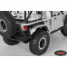 Задние алюминиевые расширители арок для кузова Axial Jeep Rubicon (Silver)*